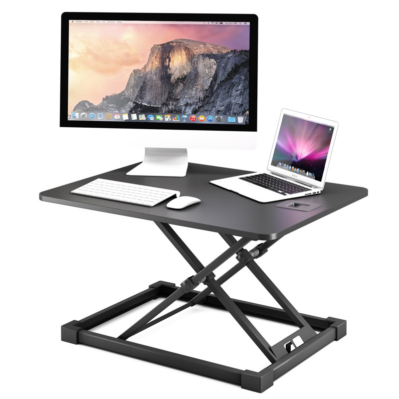 Symple Stuff Height Adjustable Standing Desk Wayfair.co.uk